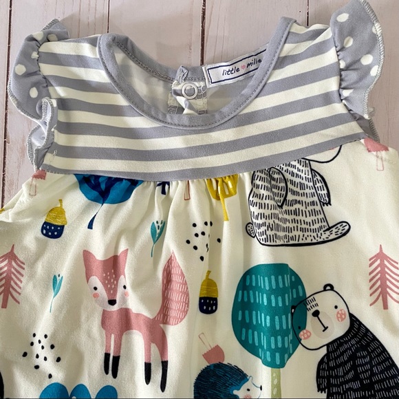 Little Millie Forest Friends Baby Romper 6M - Picture 4 of 5